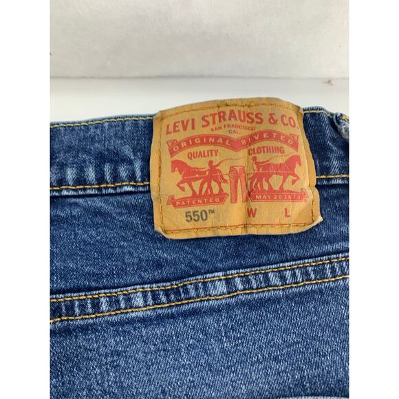 Levi’s 550 Relaxed Fit Big & Tall Men's Jeans Tag Size 52 x 30 - Picture 4 of 13
